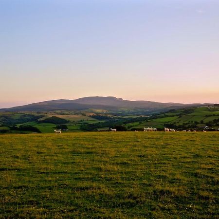 Snug Oak Hut With A View On A Welsh Hill Farm Lägenhet Brecon Exteriör bild